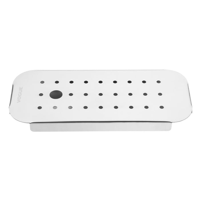 Vogue Stainless Steel GN Drainer Tray for GN 1/3 Vogue