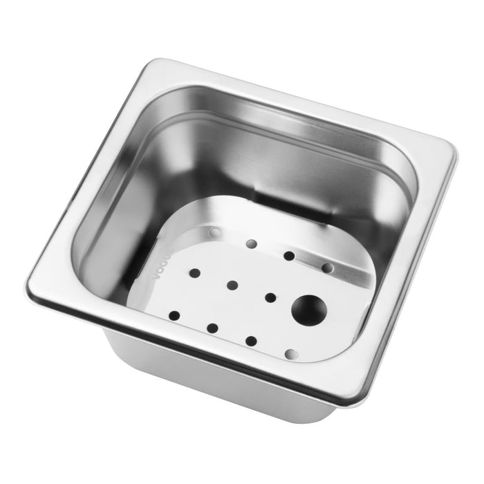 Vogue Stainless Steel GN Drainer Tray for GN 1/6 Vogue