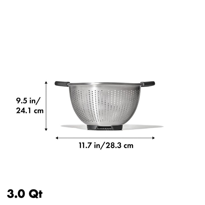 OXO Steel Colander 2.8Ltr Oxford Hardware