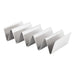 220(L)x115(W)x52(H)mm. Holds 4 tacos