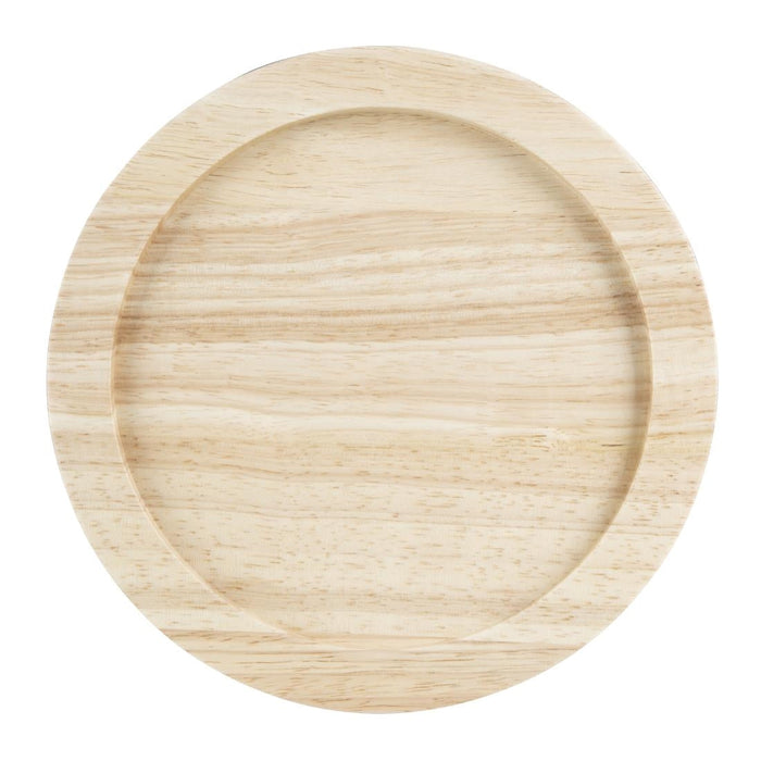 Olympia Hevea Board for Cast Iron Round Eared Dish 235mm for FW816 Olympia