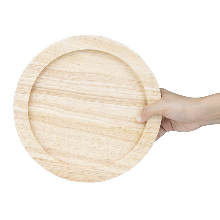 Olympia Hevea Board for Cast Iron Round Eared Dish 235mm for FW816 Olympia