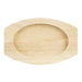 Olympia Hevea Board for Cast Iron Oval Eared Dish 210x120mm for FW819 Olympia