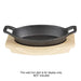Olympia Hevea Board for Cast Iron Oval Eared Dish 210x120mm for FW819 Olympia