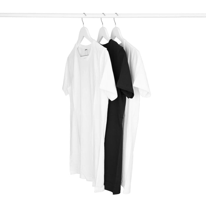 Bolero White Wooden Hangers (10 Pack) Bolero