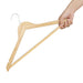 Bolero Natural Wooden Hangers (10 Pack) Bolero