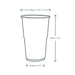 Vegware PLA Pint to Brim Cup UKCA/UKNI/CE-marked 96-Series (1000 Pack) Vegware