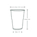 Vegware PLA Half Pint to Brim Cup UKCA/UKNI/CE-marked (2100 Pack) Vegware