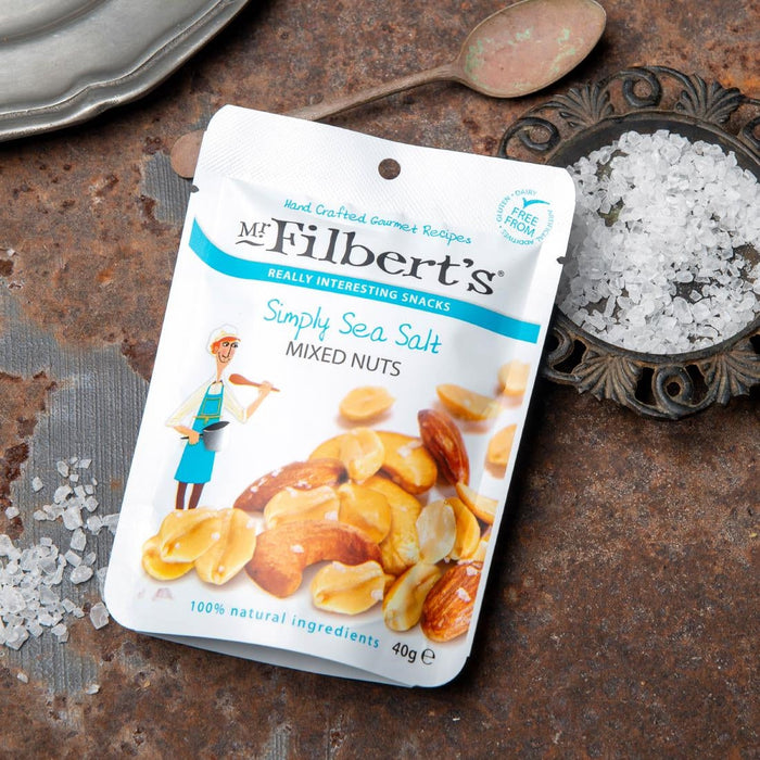 Mr Filbert's Simply Sea Salt Mixed Nuts 40g (20 Pack) Mr Filbert's