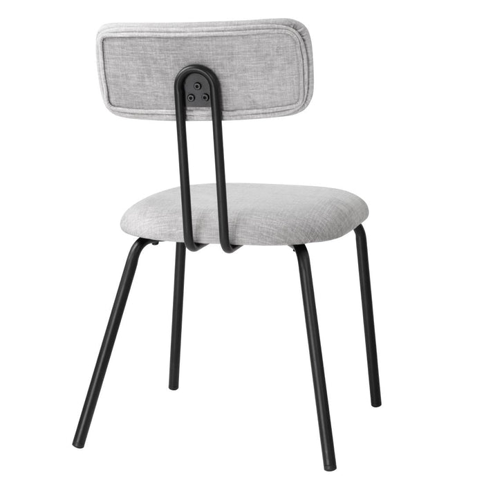 Bolero Fairfield Chairs Black and Grey Mix (2 Pack) Bolero