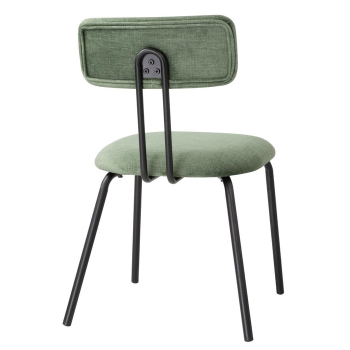 Bolero Fairfield Chairs Black and Green Mix (2 Pack) Bolero