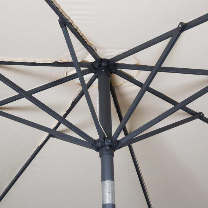 Bolero Seville Round Parasol 3m Diameter Cream Bolero