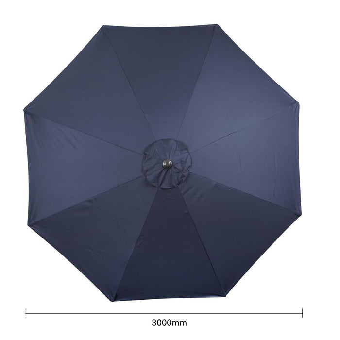Bolero Seville Round Parasol 3m Diameter Navy Blue Bolero