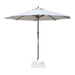 Bolero Flat Metal Parasol Base White - 18kg Bolero