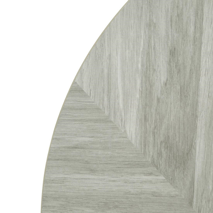 Bolero Pre-Drilled Round Table Top Chevron Design 600mm Bolero