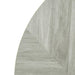 Bolero Pre-Drilled Round Table Top Chevron Design 600mm Bolero