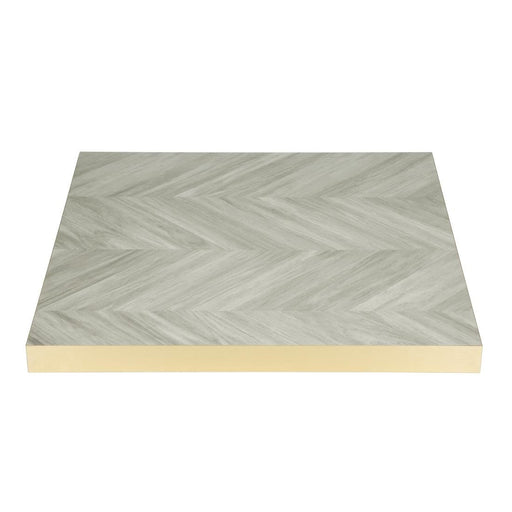 Bolero Pre-Drilled Table Top Chevron Design 700mm Bolero