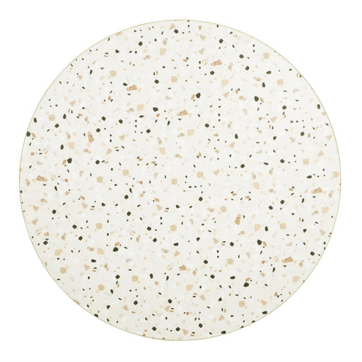 Bolero Terrazzo Style Round Table Top 600mm Bolero