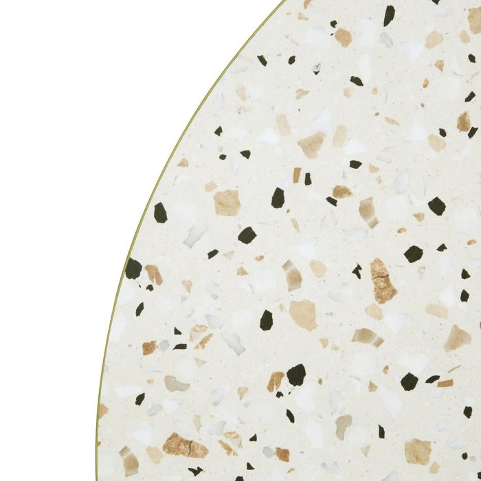 Bolero Terrazzo Style Round Table Top 600mm Bolero