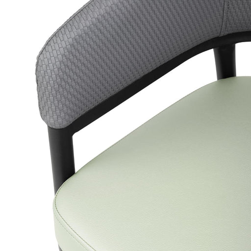 Bolero Meridian Interior Chairs - Pistachio Grey (2 Pack) Bolero