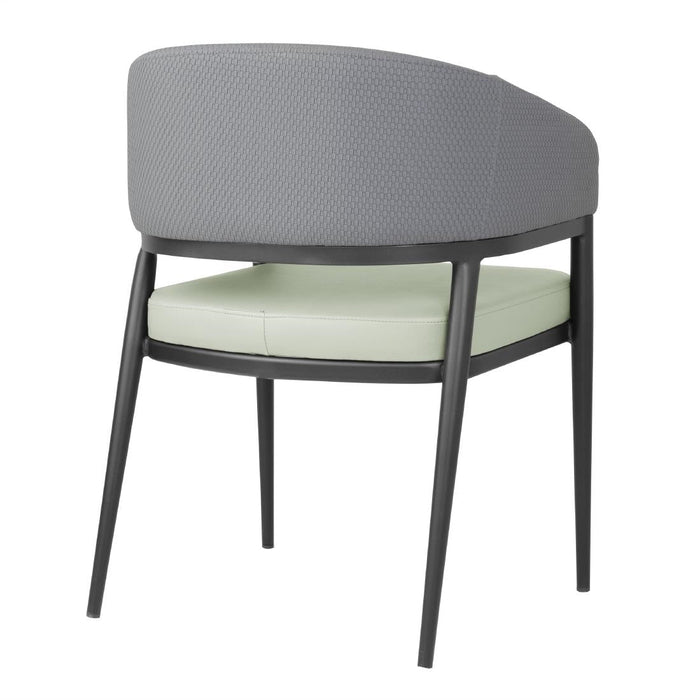 Bolero Meridian Interior Chairs - Pistachio Grey (2 Pack) Bolero