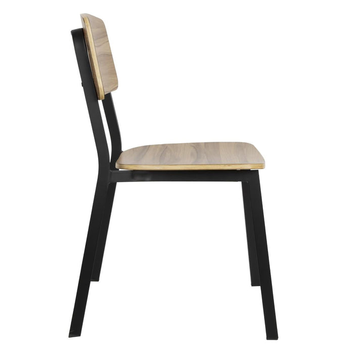 Bolero Beaufort Wooden Interior Dining Chairs (2 Pack) Bolero