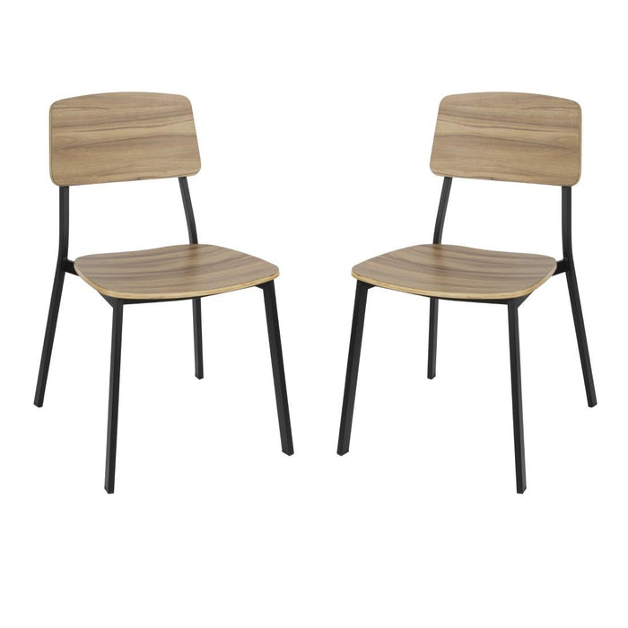 Bolero Beaufort Wooden Interior Dining Chairs (2 Pack) Bolero
