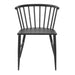 Bolero Harrowdene Black Spindle Chairs (2 Pack) Bolero