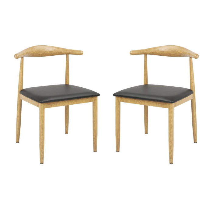 Bolero Camden Padded Interior Chairs (2 Pack) Bolero