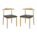 Bolero Camden Padded Interior Chairs (2 Pack) Bolero