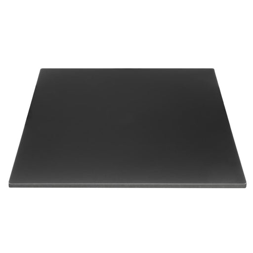 Bolero Matte Black Square Outdoor Table Top 700mm Bolero