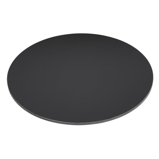 Bolero Matte Black Round Outdoor Table Top 600mm Bolero