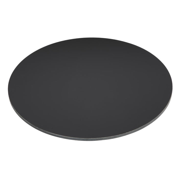 Bolero Matte Black Round Outdoor Table Top 600mm Bolero