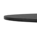 Bolero Matte Black Round Outdoor Table Top 600mm Bolero