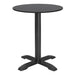 Bolero Matte Black Round Outdoor Table Top 600mm Bolero