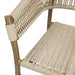 Bolero Florence Natural Rope Twist Wicker Chairs (2 Pack) Bolero