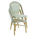 Bolero Parisian Style Rattan Side Chair Light Green (2 Pack) Bolero