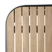 Bolero Santorini Rectangular Table Wood Effect 1400mm Bolero