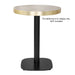 Bolero Black Cast Iron Table Base 720x420mm Bolero