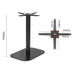 Bolero Black Cast Iron Table Base 720x420x600mm Bolero