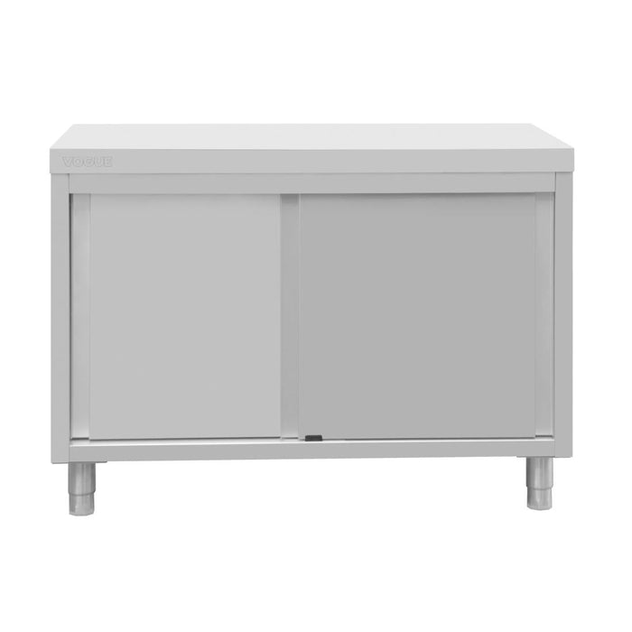 Vogue Standing Floor Cupboard Stainless Steel 900x1200x600mm Vogue