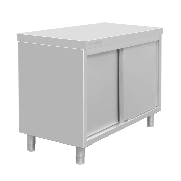 Vogue Standing Floor Cupboard Stainless Steel 900x1200x600mm Vogue