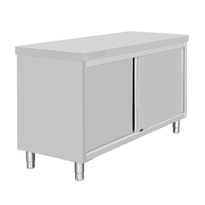 Vogue Standing Floor Cupboard Stainless Steel 900x1500x600mm Vogue