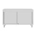 Vogue Standing Floor Cupboard Stainless Steel 900x1500x600mm Vogue