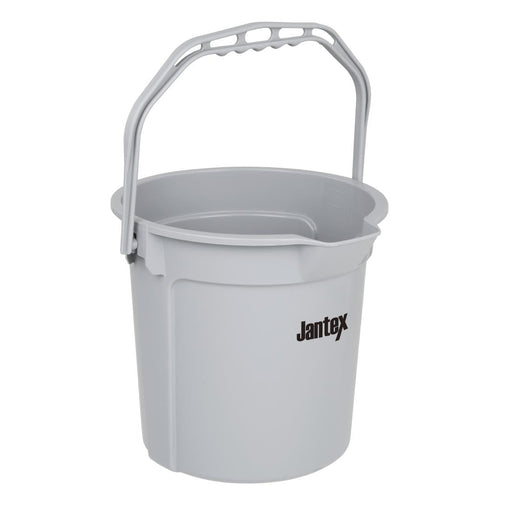 Jantex Grey Graduated Bucket with Pouring Lip 14ltr Jantex