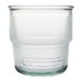 Olympia Recycled Glass Ribbed Stackable Tumblers 300ml (6 Pack) Olympia