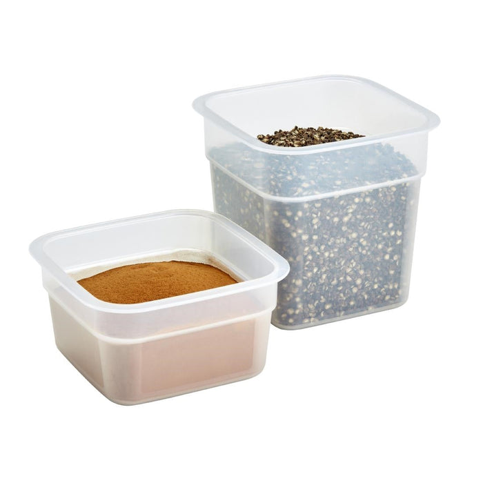 Cambro FreshPro Food Containers with Lid (2 x 0.95ltr and 2 x 0.47Ltr Pack) Cambro
