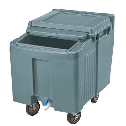 Cambro ICS125L Ice Caddy With Sliding Lid Slate Blue Cambro