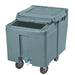 Cambro ICS125L Ice Caddy With Sliding Lid Slate Blue Cambro
