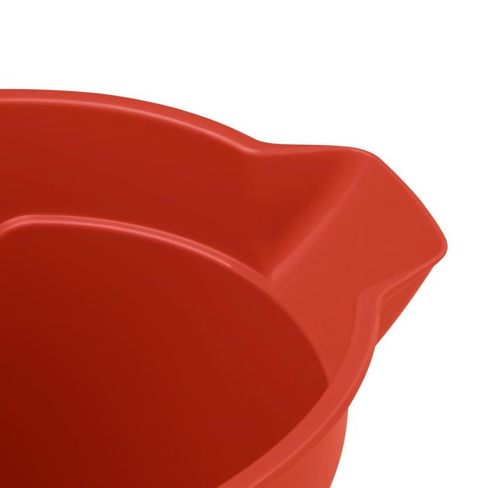 Jantex Red Graduated Bucket with Pouring Lip 10ltr Jantex